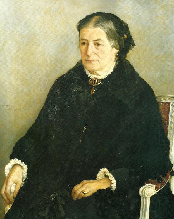 portratt av konstnarens moder, Ernst Josephson